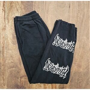 Kill Crew Sweatpants Large Black White Logos Joggers